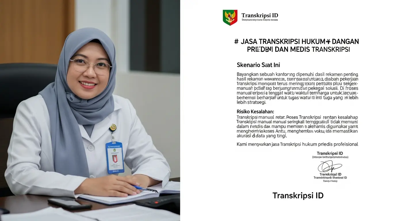 Optimalkan Proses Anda dengan Jasa Transkripsi Hukum dan Medis