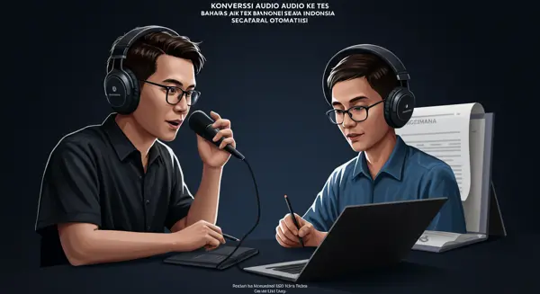 Konversi Audio ke Teks Bahasa Indonesia Secara Otomatis