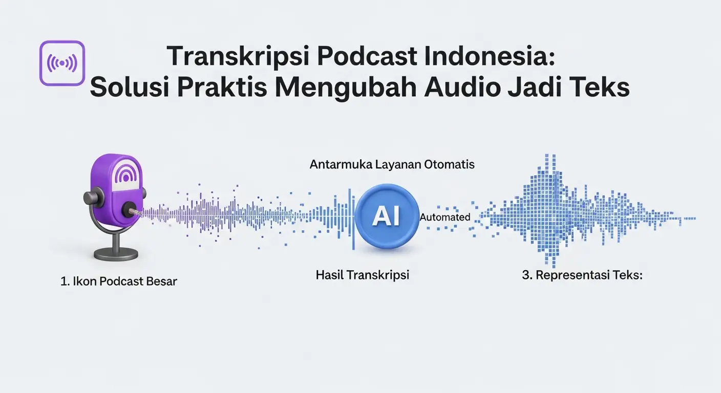 Transkripsi Podcast Indonesia: Solusi Praktis Mengubah Audio Jadi Teks