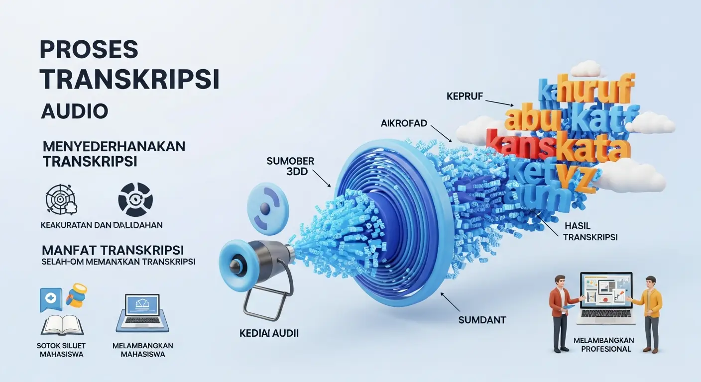 Mengubah Audio Jadi Teks Indonesia: Menyederhanakan Transkripsi