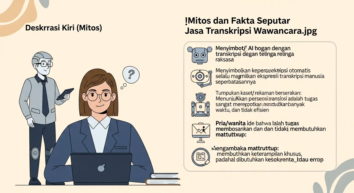 Mitos dan Fakta Seputar Jasa Transkripsi Wawancara