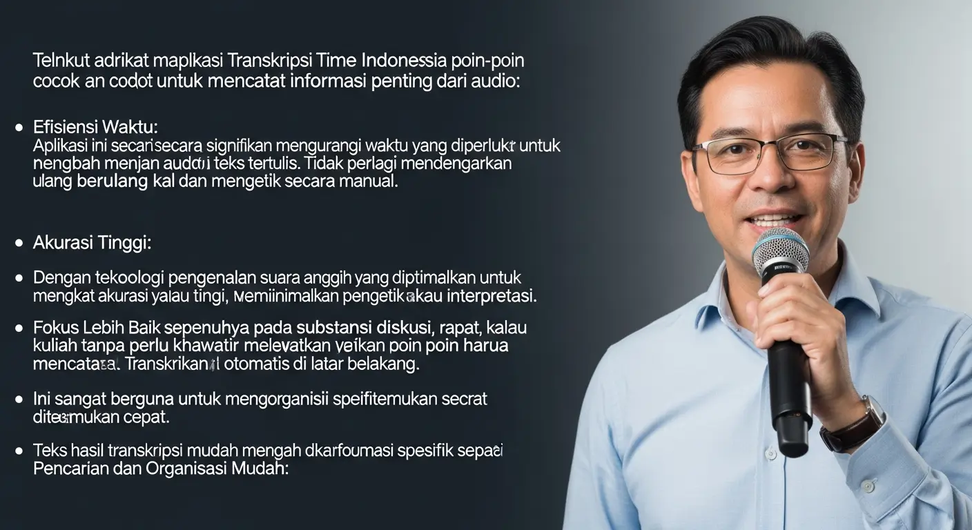 Aplikasi Transkripsi Real Time Indonesia: Solusi Cerdas untuk Mencatat
