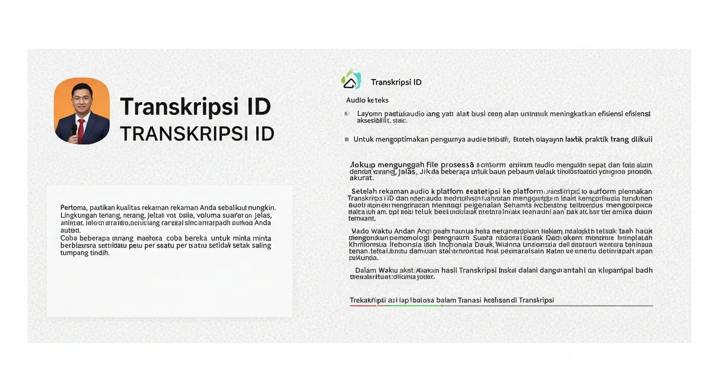Konversi Audio Ke Teks Bahasa Indonesia: Memudahkan Transkripsi