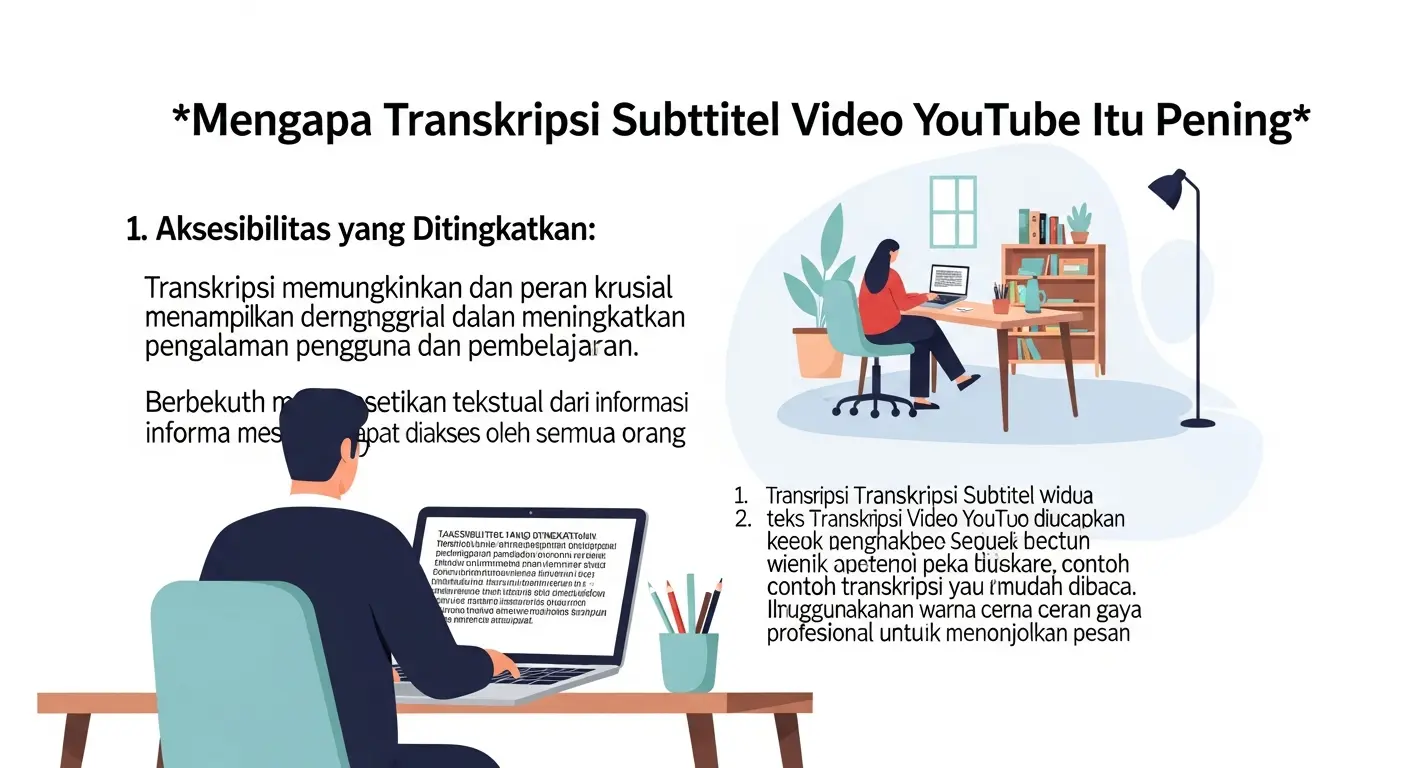 Mengapa Transkripsi Subtitel Video YouTube Itu Penting