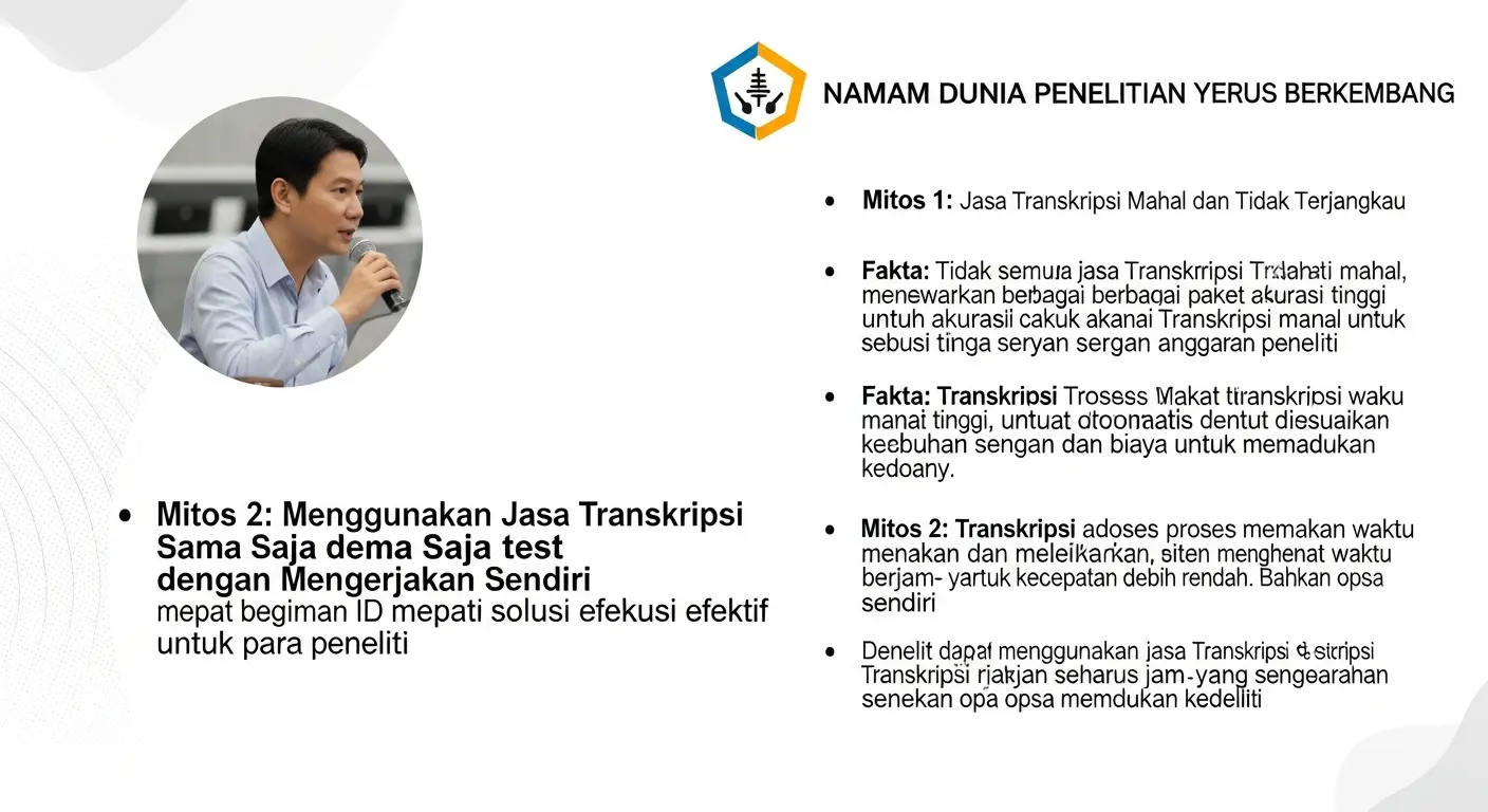 Mitos dan Fakta Seputar Jasa Transkripsi untuk Peneliti
