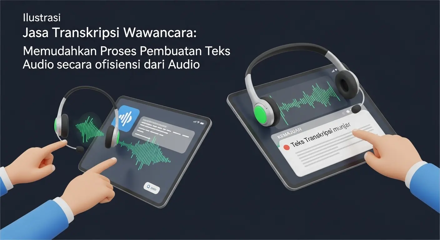 Jasa Transkripsi Wawancara: Memudahkan Proses Pembuatan Teks dari Audio