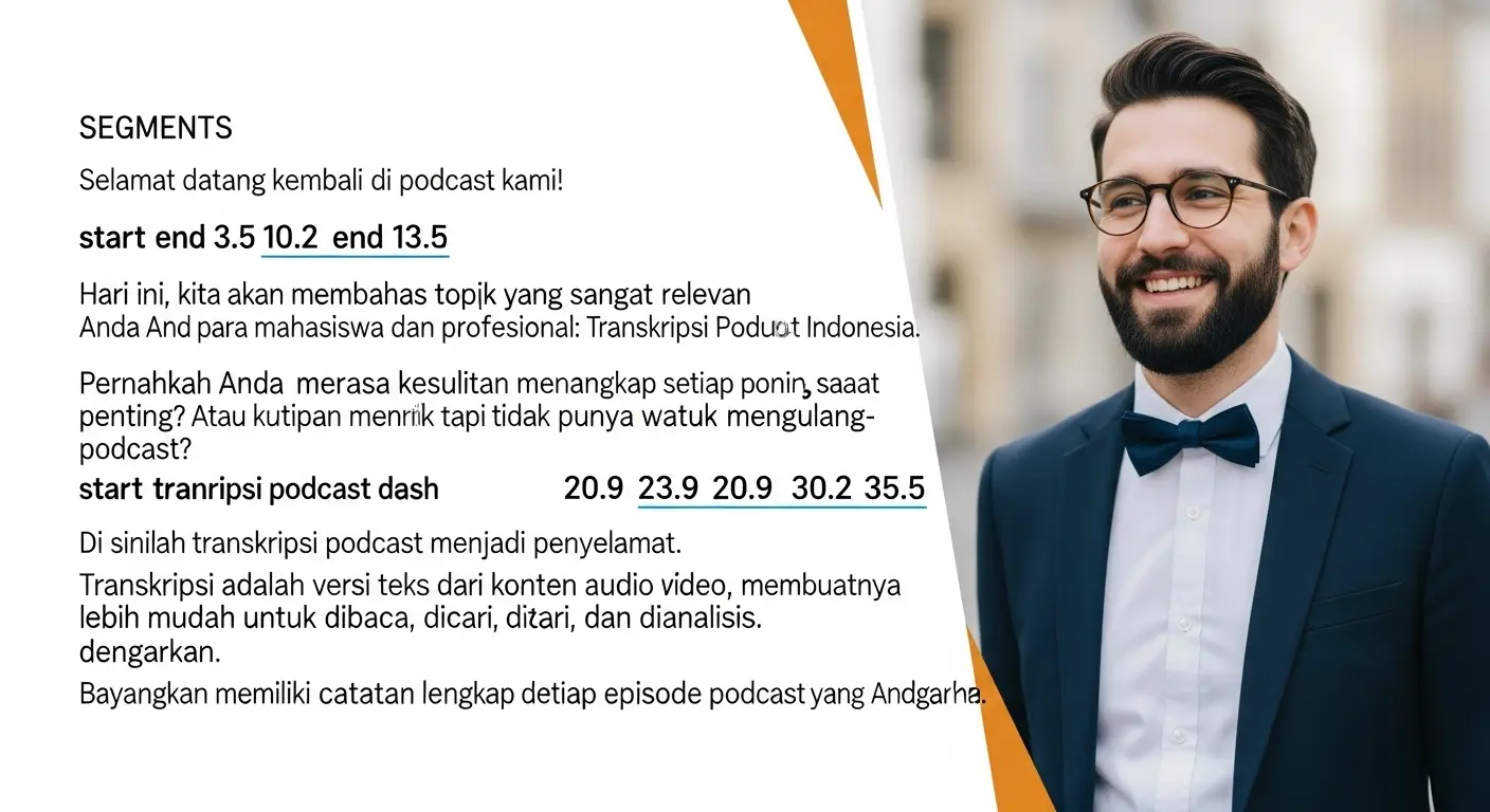 Transkripsi Podcast Indonesia: Solusi Mudah untuk Mahasiswa dan Profesional