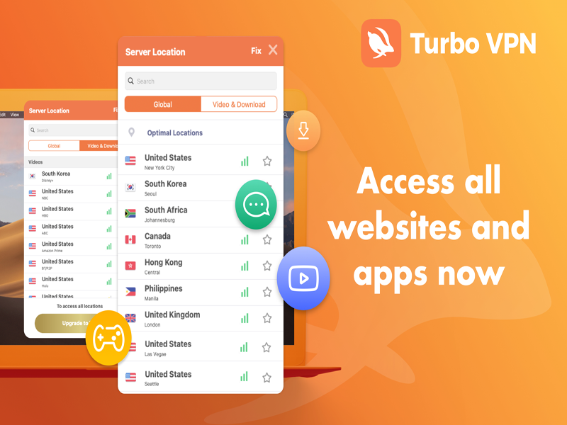 Turbo VPN Unlimited VPN for Mac 1.8.1 full