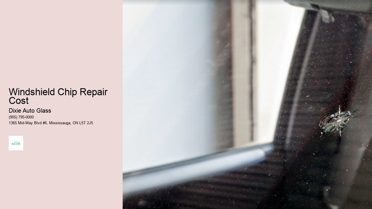 Windshield Chip Repair Cost