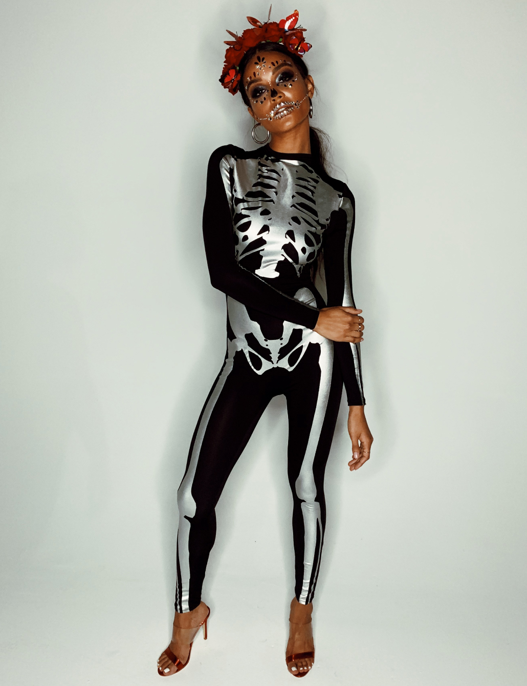 diy skeleton costume women