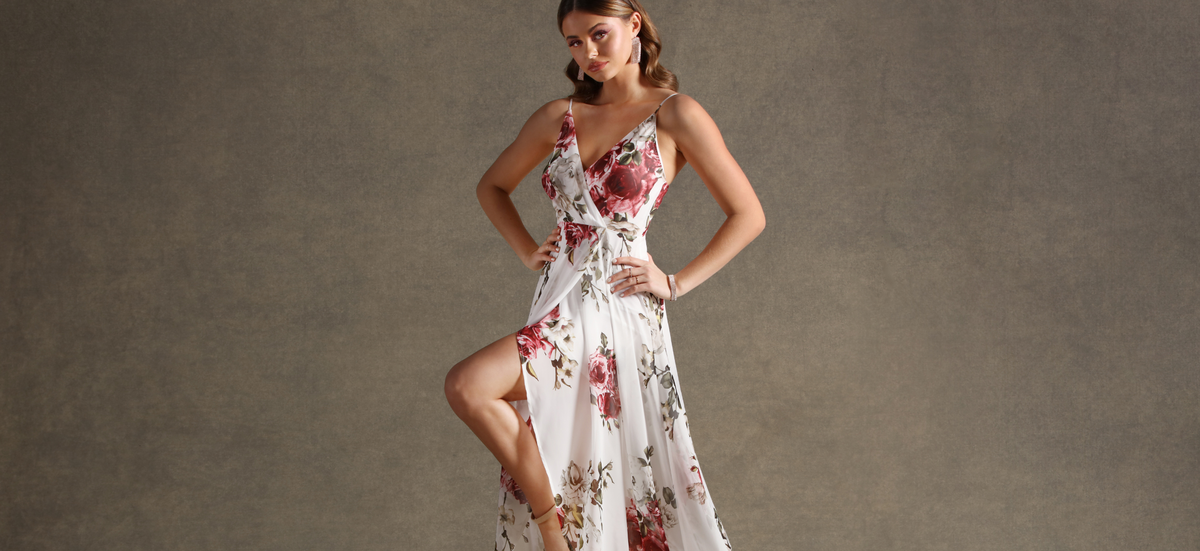 windsor burgundy prom dress