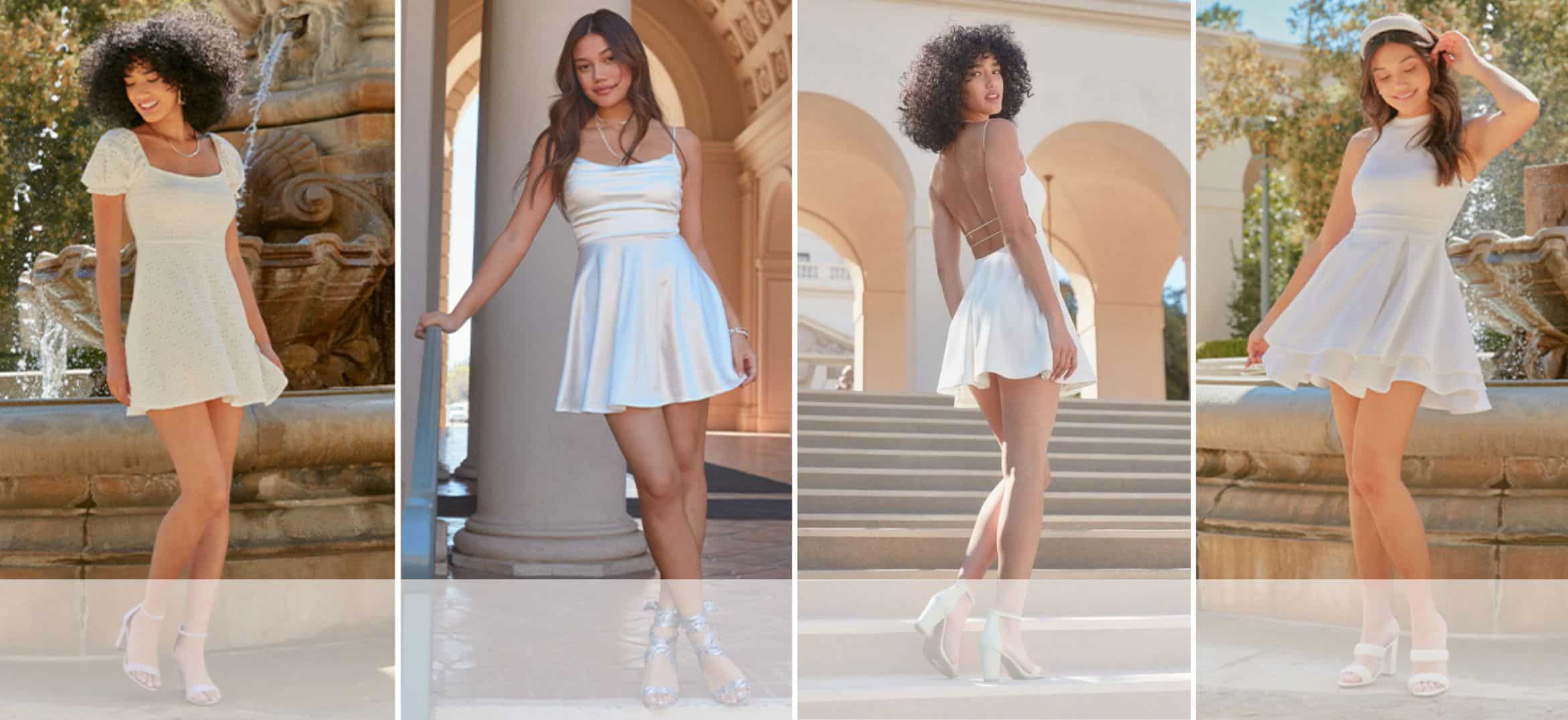 The Best Little White Dress Picks For Your Bachelorette Party-   Fashion Blog