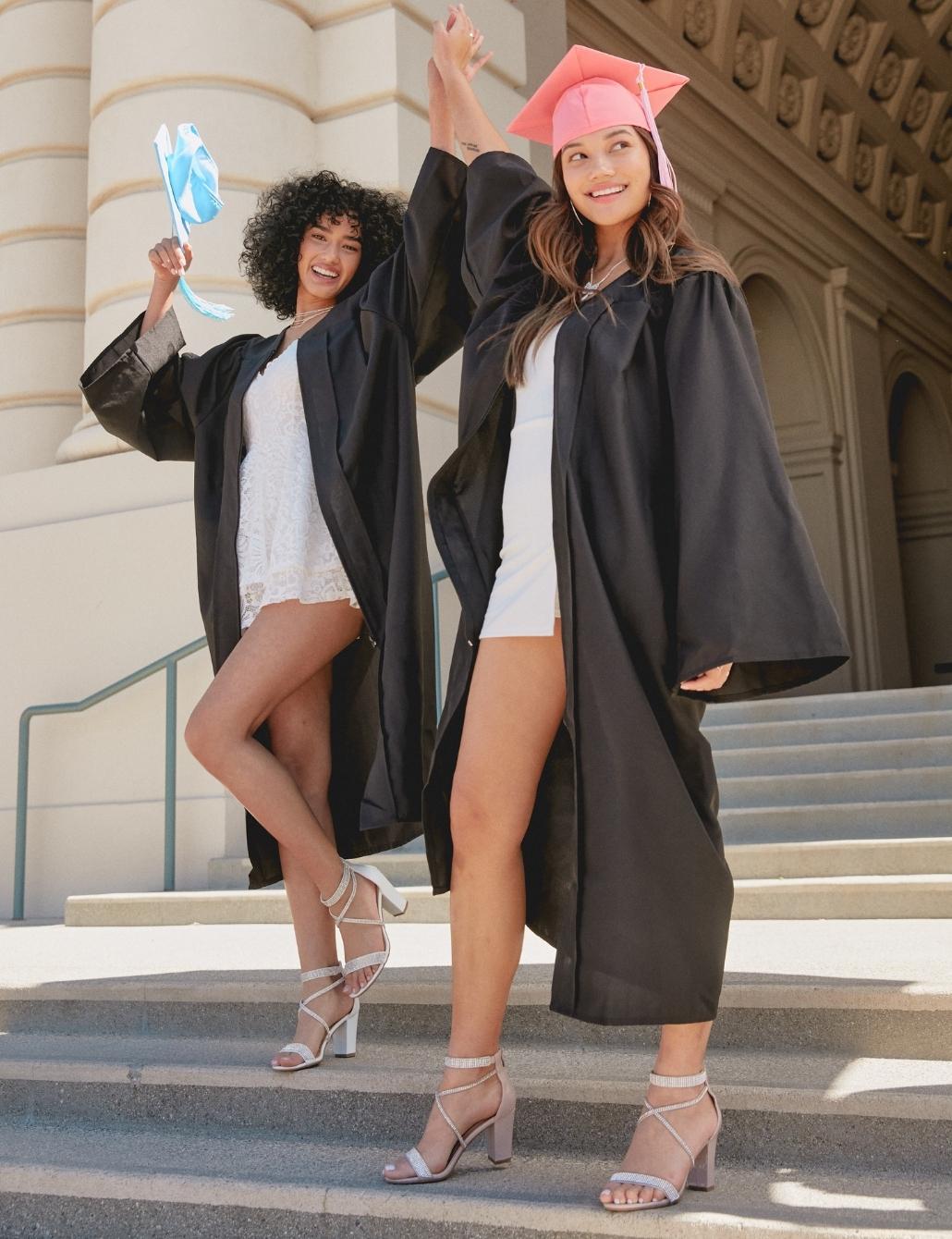 White Cap And Gown