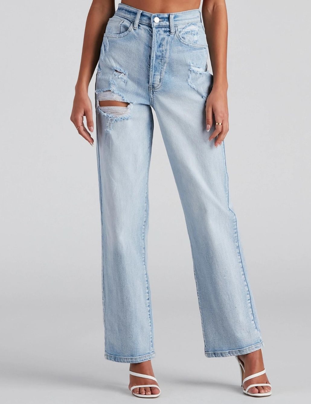 Uptown / Almost Famous  Chic jean outfits, Women jeans, Ripped jeggings