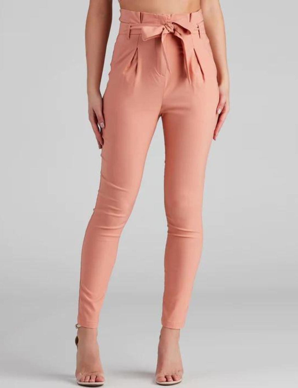 5 Ways to Wear Paper Bag Waist Pants - Doused in Pink