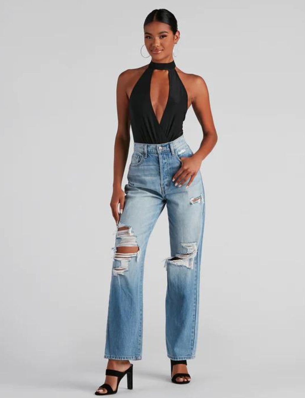 Styling Mom Jeans for Work