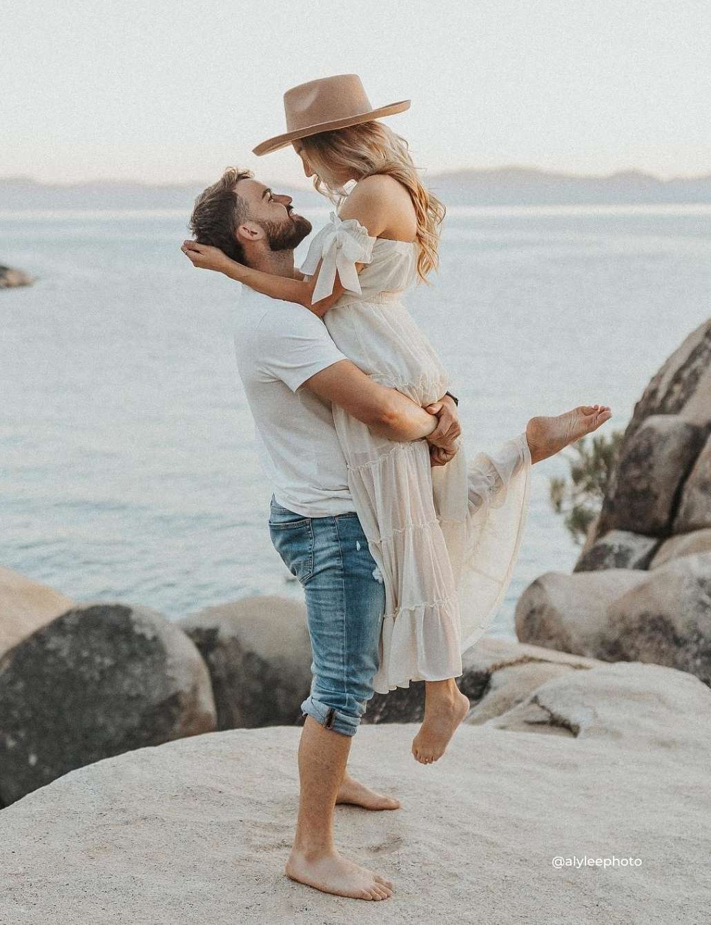 Photo of South Indian couple engagement shot