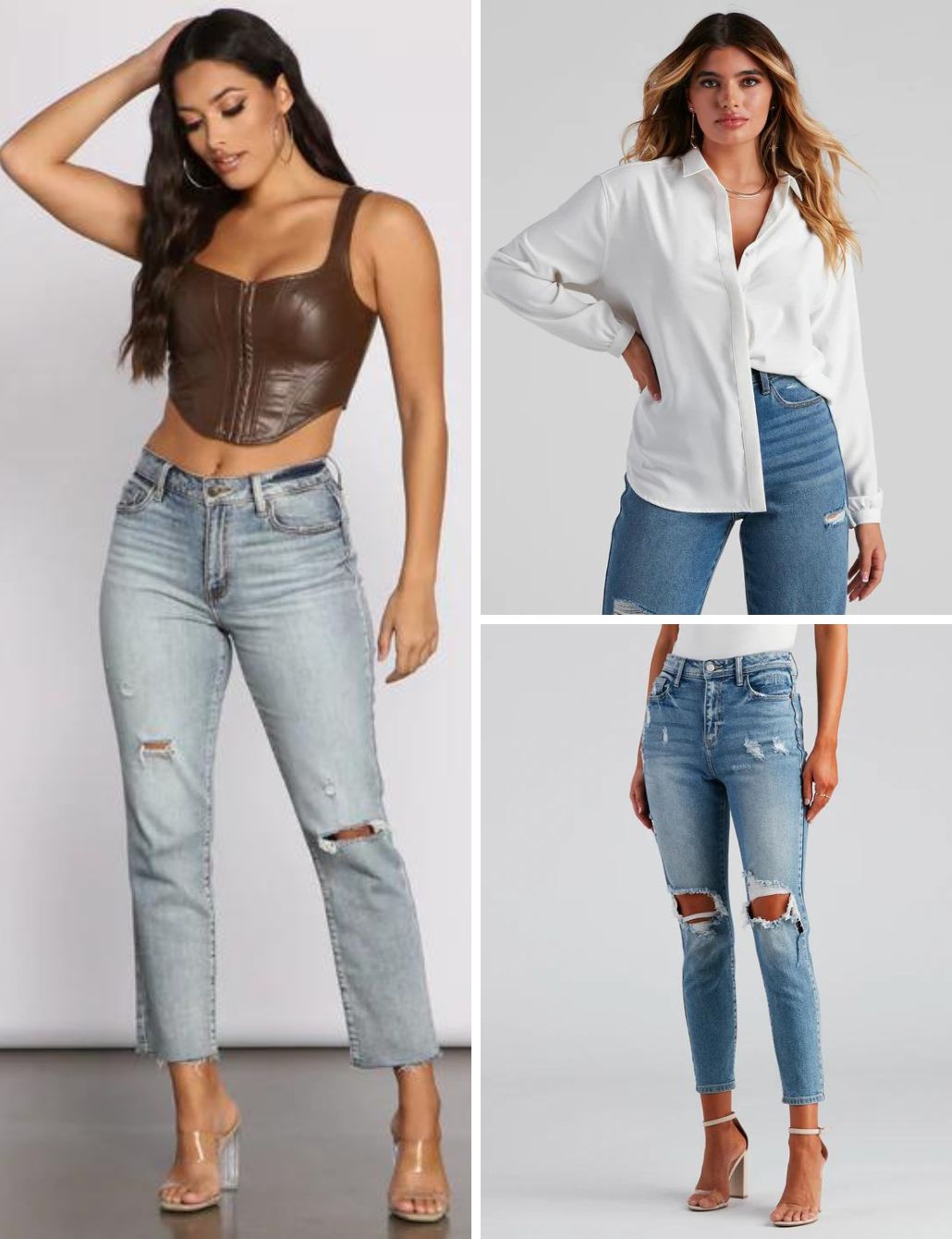 Jeans with Bustier Top Outfits (9 ideas & outfits)