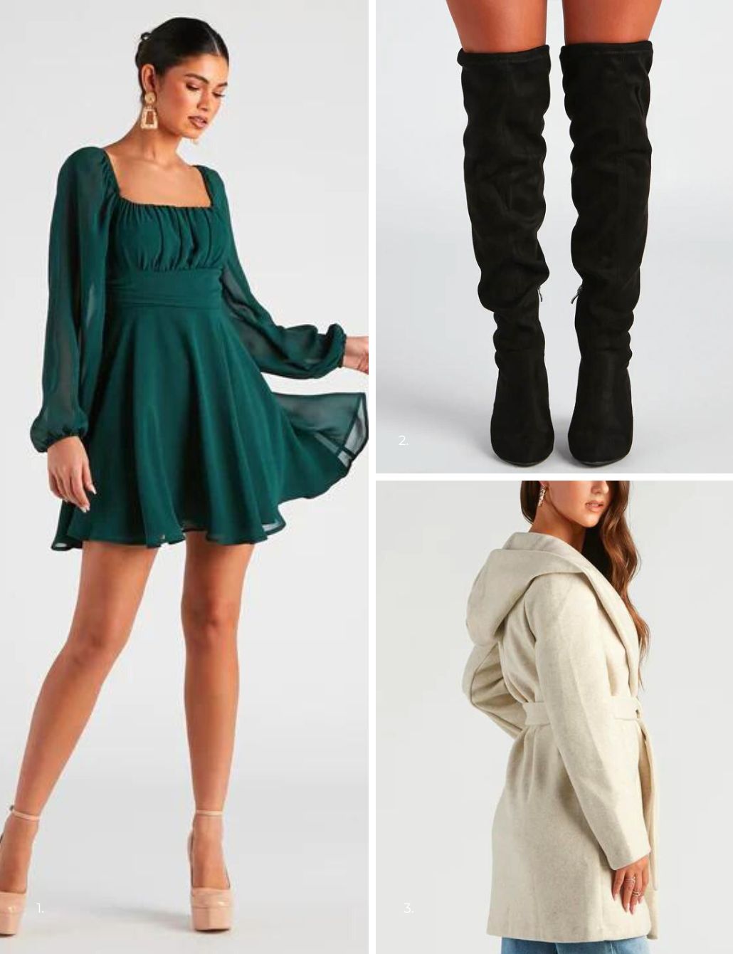 How To Wear Tall Boots With Dresses - V-Style