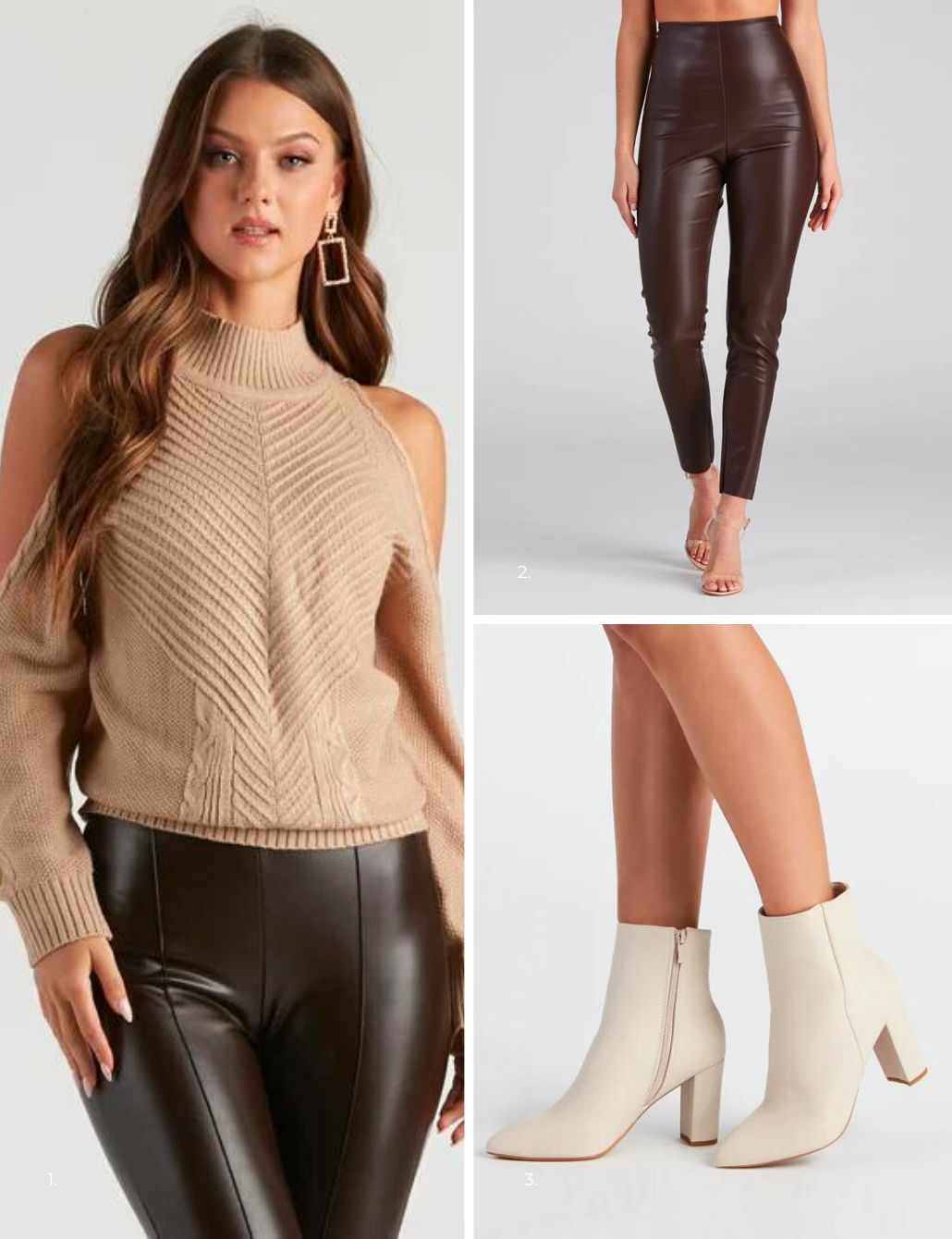 Tan Snow Boots with Leggings Outfits (2 ideas & outfits)