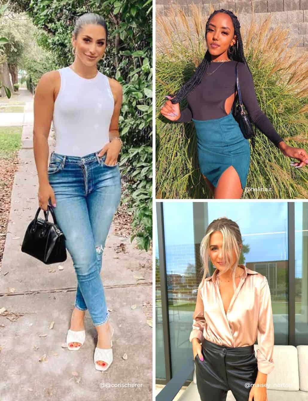 Sharing a Chic Cutout Bodysuit Outfit Idea You can Wear Year after
