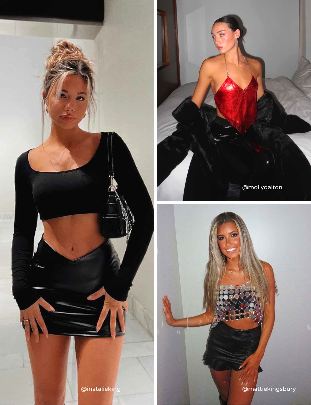 Most trendy crop top style for party function