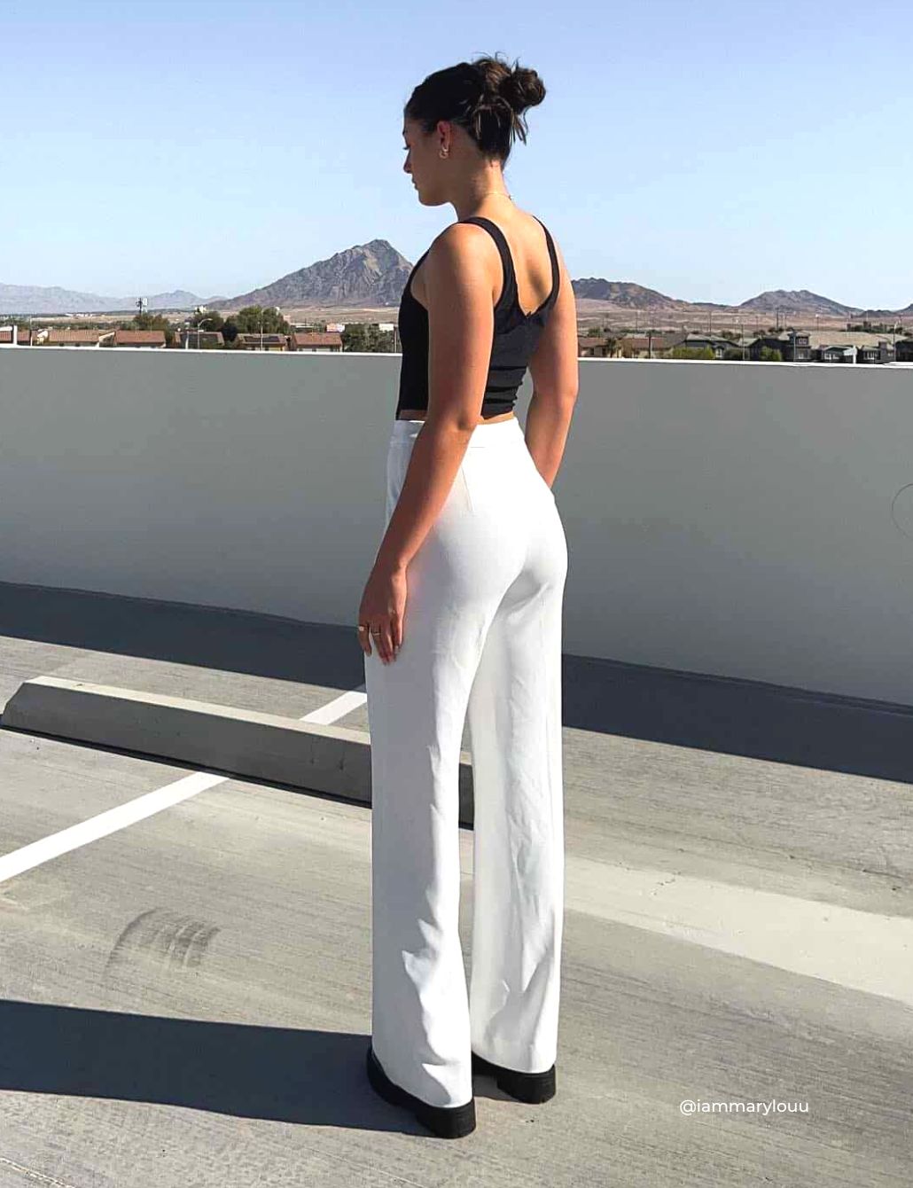 White Split Front Flared Trousers - Florie | White flare pants, Flared pants  outfit, Flare trousers