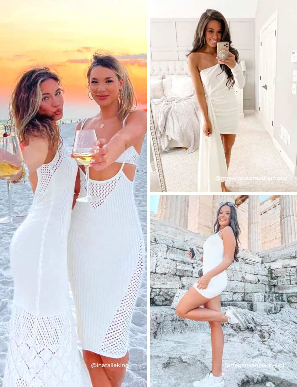 white beach dresses for women