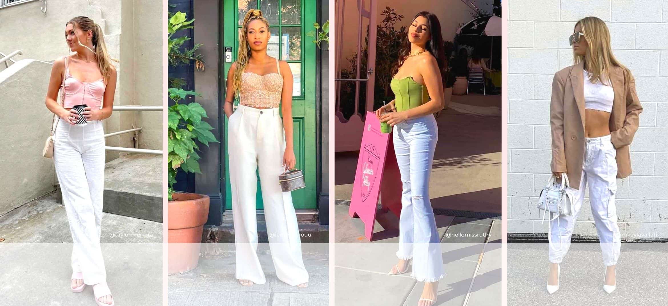 How to Wear White Pants: The Shortcut to Summer Style 