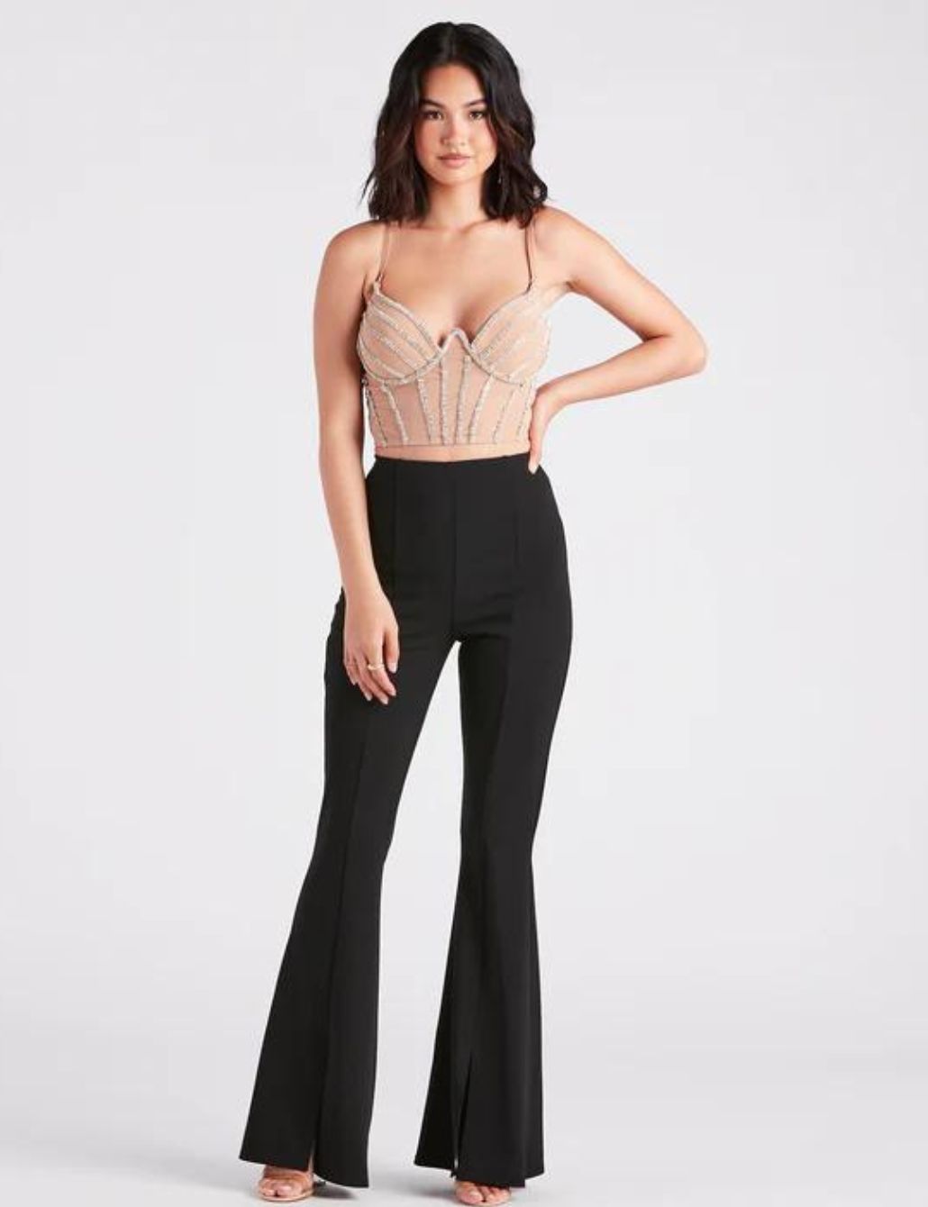 15 Looks With High-Waisted Flare Pants - Styleoholic