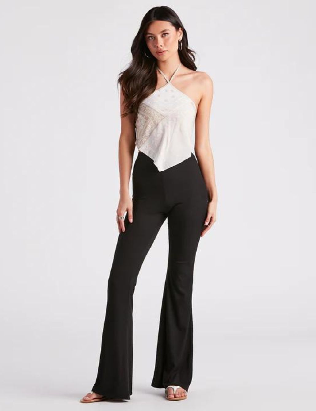 Black Flared Formal pants, Street Style Store