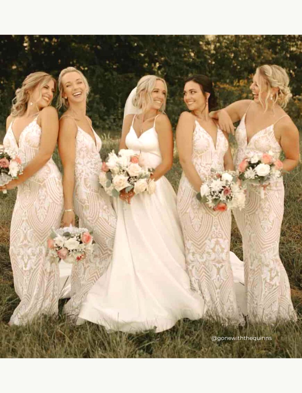 Modern Wedding Style: 14 White Bridesmaids Dresses | Windsor