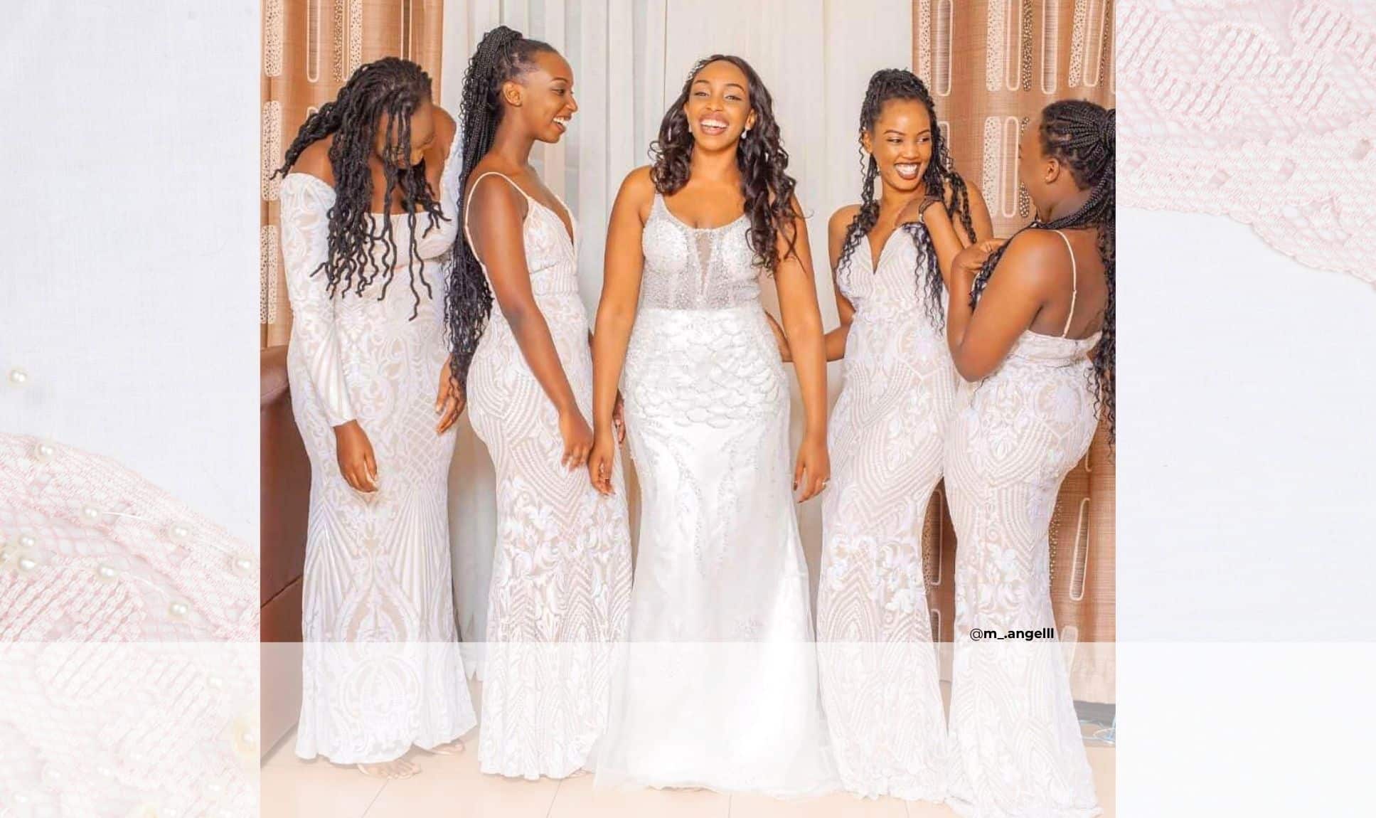 cream bridesmaid dresses