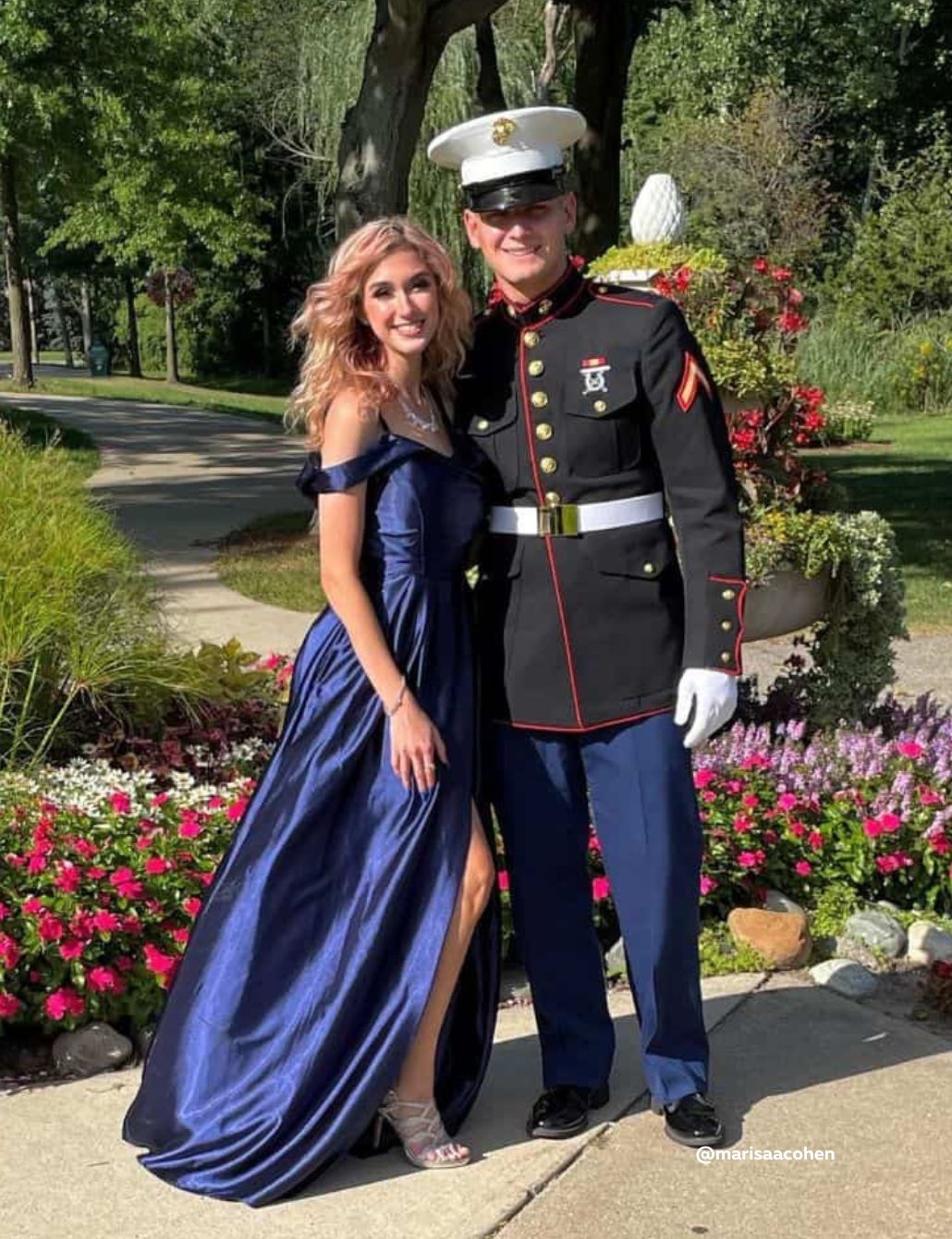 army ball dresses