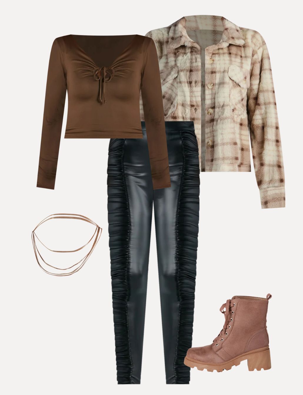 Leather Pants with Tall Boots  Leather leggings fashion, Fall wardrobe,  How to wear joggers