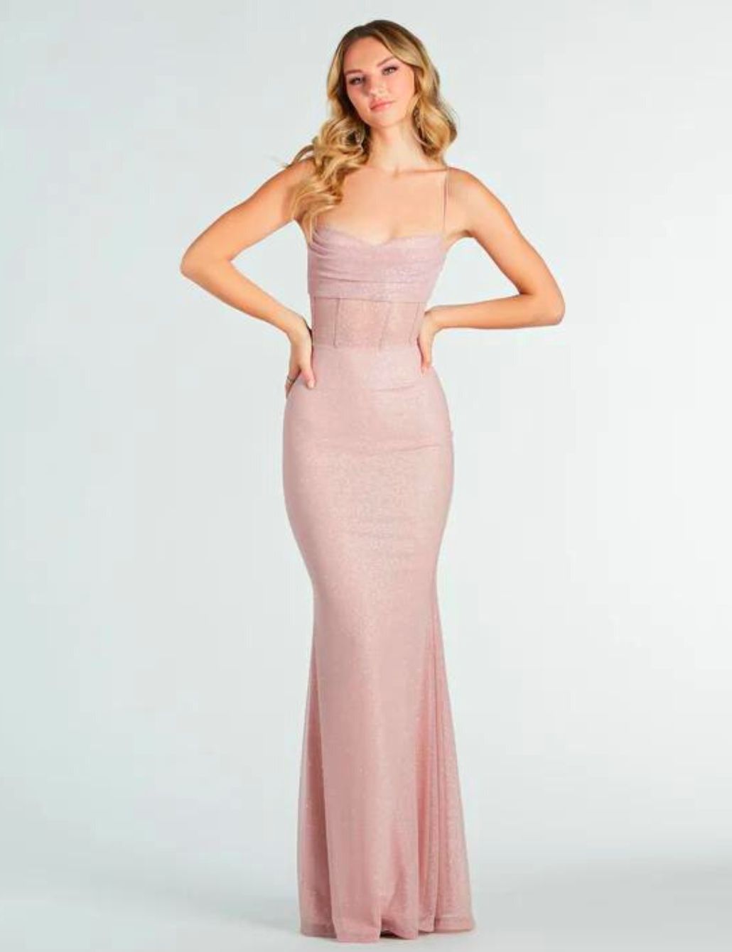 2023 Hot Pink Velvet Mermaid Pink Mermaid Prom Dress With Glitter