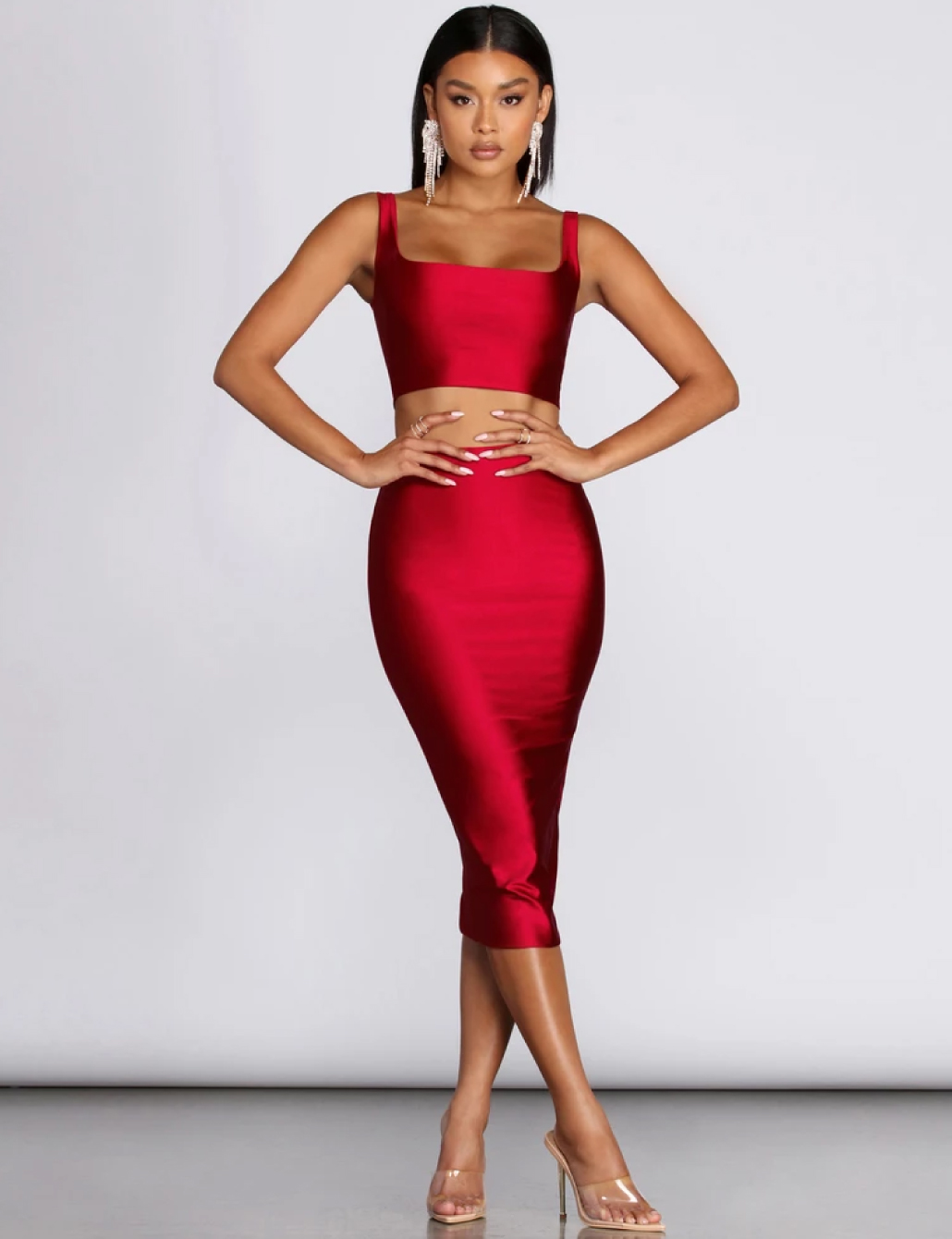WORST BEHAVIOR CROP TOP, WORST BEHAVIOR MIDI SKIRT
