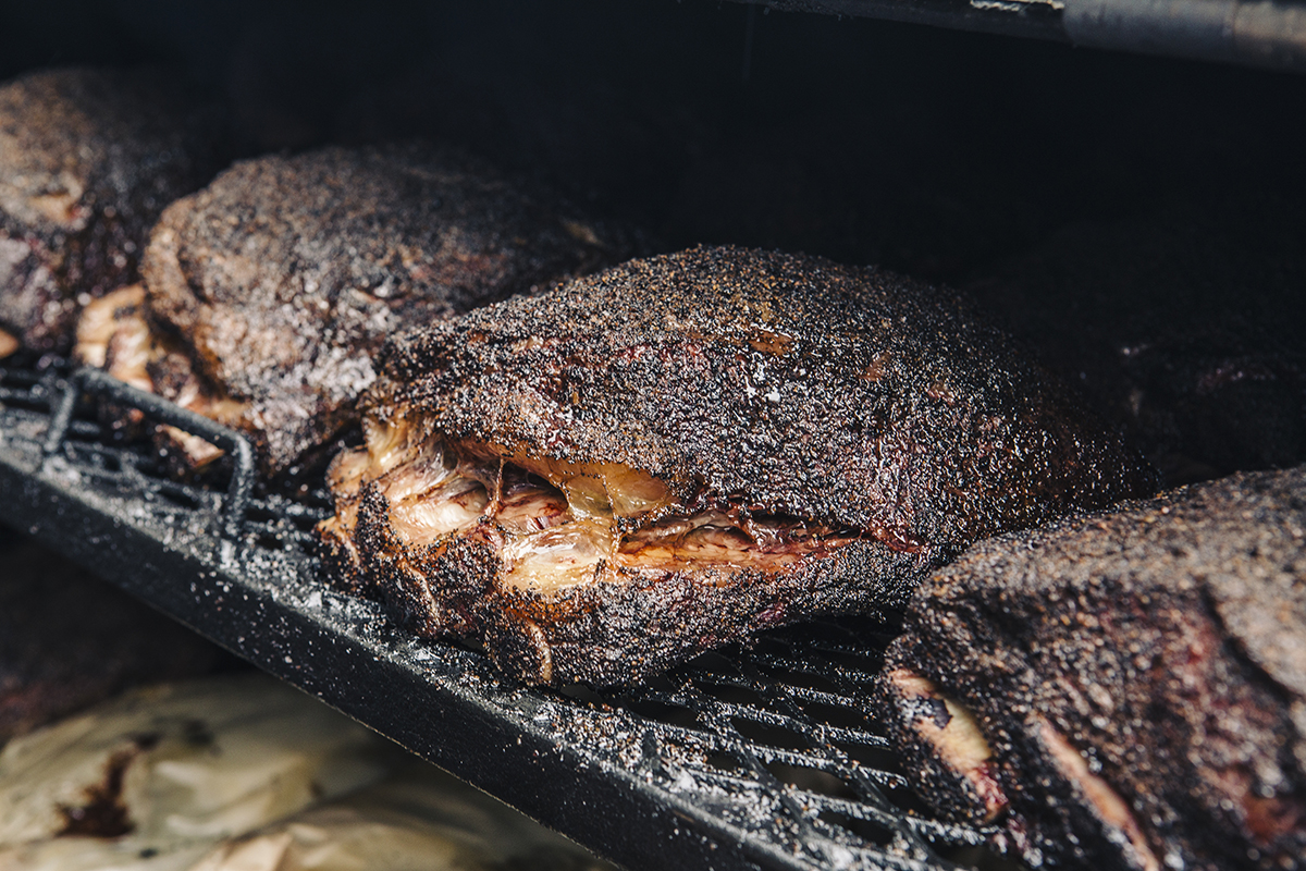 beef short ribs in smoker