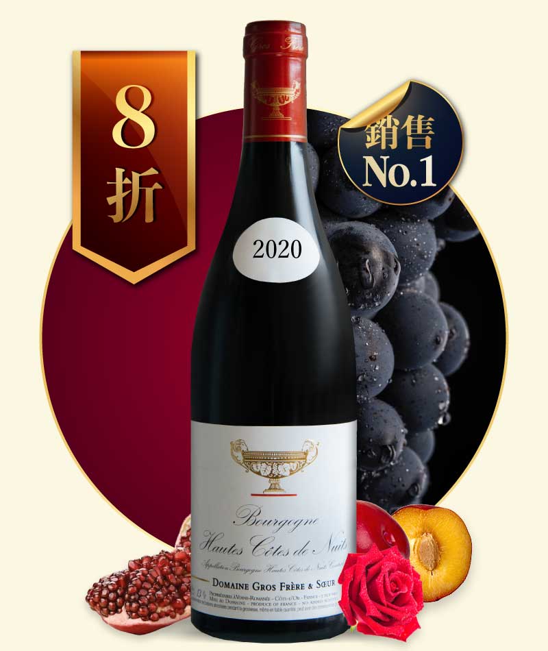 葛羅兄妹酒莊 金盃 上夜丘 地區級紅酒 Domaine Gros Frère et Soeur Bourgogne Hautes Côtes de Nuits 2020