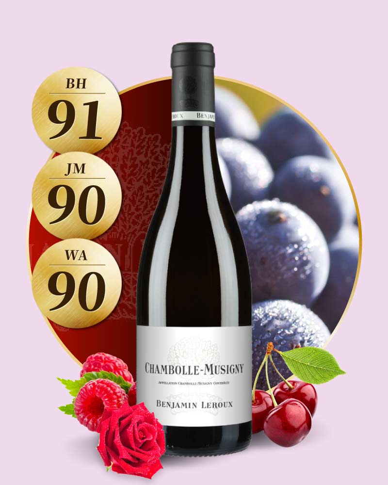 班傑明拉魯酒莊 香波蜜斯妮 村莊級紅酒 Benjamin Leroux Chambolle Musigny 2019