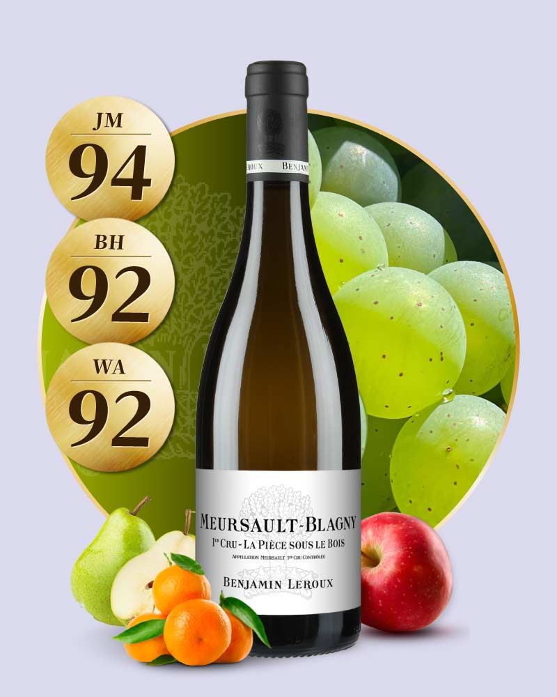 班傑明拉魯酒莊 梅索-布拉尼 木林之下 一級園白酒 Benjamin Leroux Meursault-Blagny 1er Cru La Pièce Sous Le Bois 2019