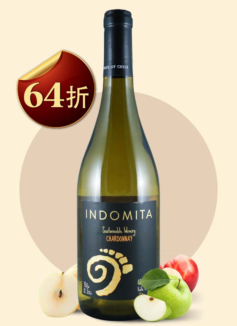 智利國寶 夏多內白葡萄酒 Indomita Varietal Chardonnay 2020