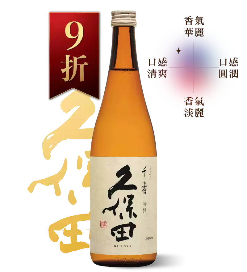 超越獺祭-朝日酒造久保田清酒！ 清酒聖地新潟王者最低77 折起！