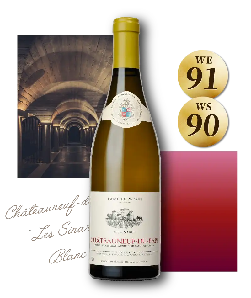 培瑞酒莊 單一園系列 教皇新堡 白酒 Famille Perrin & Ch. de Beaucastel Châteauneuf-du-Pape “Les Sinards” Blanc 2021