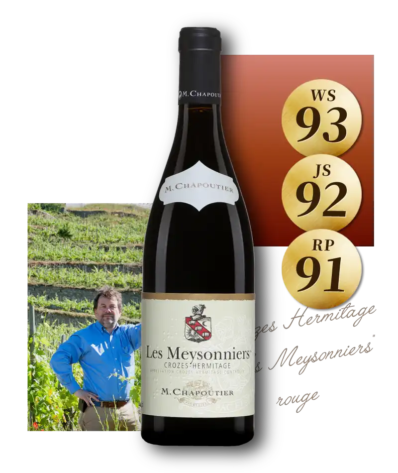 夏伯帝酒莊 克羅茲艾米達吉 梅索尼 紅酒 M.Chapoutier Crozes Hermitage "Les Meysonniers" rouge 2019