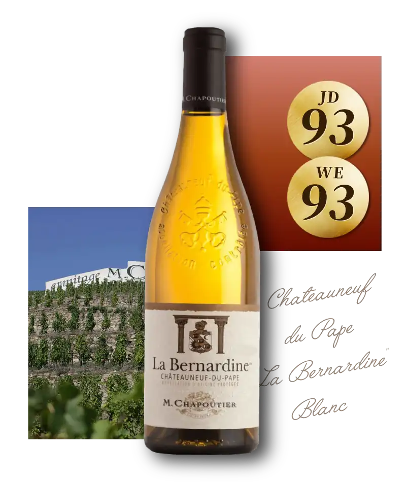 夏伯帝酒莊 教皇新堡 柏納丁 白酒 M.Chapoutier Chateauneuf du Pape "La Bernardine" Blanc 2021