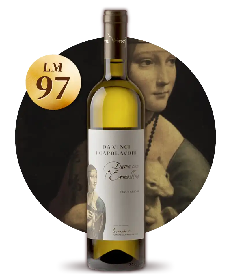 達文西酒莊 傑作《抱著銀貂的女子》灰皮諾白酒 Leonardo da Vinci I Capolavori "Dama Con L‘Ermellino" Pinot Grigio 2022