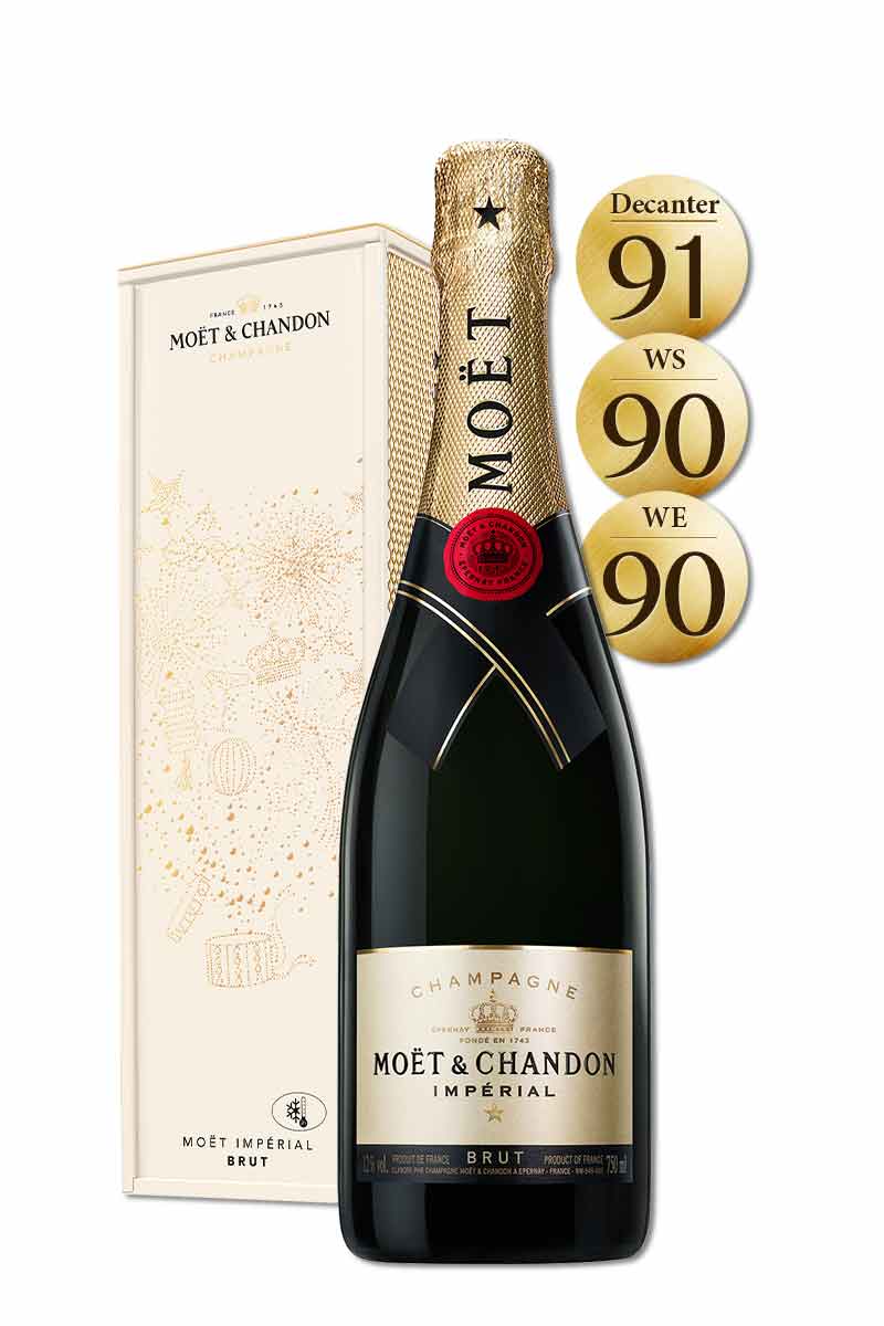 法國 香檳 > 酩悅酒莊 不甜香檳 2022 聖誕新年限量瓶禮盒