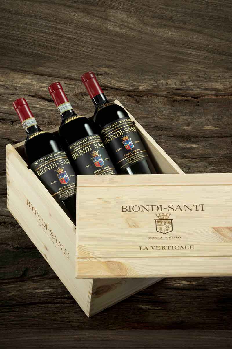 義大利 紅酒 > 碧昂帝 桑迪酒莊 蒙塔奇諾布魯內洛紅酒  原廠垂直 6 瓶木箱組（2009/2011/2015 各 2 瓶）
