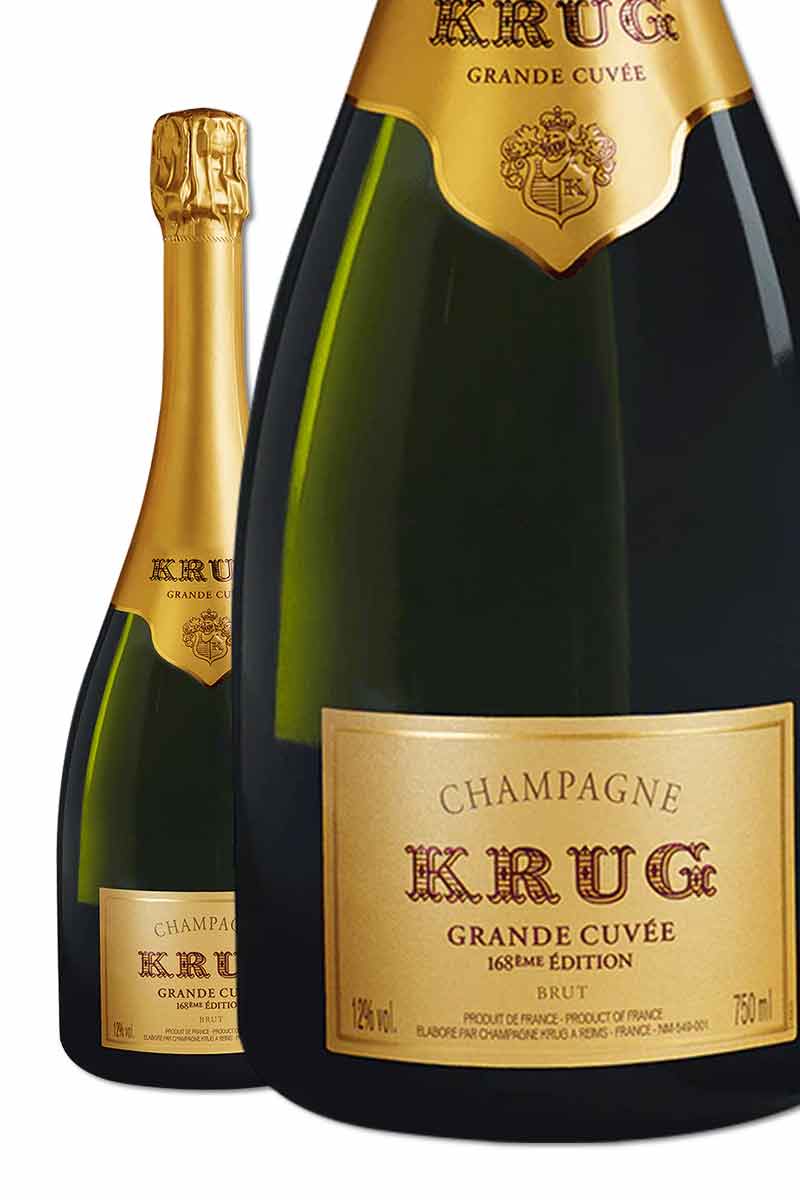 公式売れ筋 KRUG GRANDE CUVEE白 2本 食品/飲料/酒 | bca.edu.gr